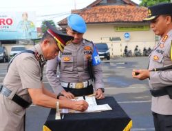 Kapolresta Bandar Lampung Pimpin Sertijab Dua Kasat