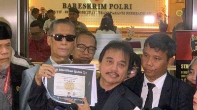 Wagub Hellyana Jadi Tersangka Ijazah Palsu, Roy Suryo Singgung Jokowi