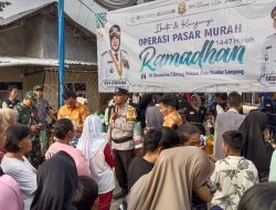 Polisi Amankan Pasar Murah Ramadan Lampung